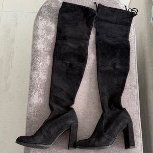 Stuart Weitzman Elegant Black Over-the-Knee Boots size 8